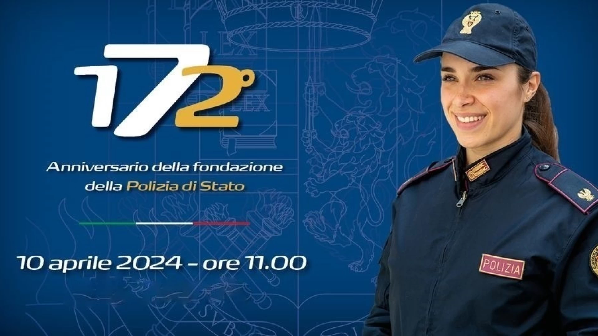 La Polizia di Stato celebra il 172esimo anniversario della Fondazione.